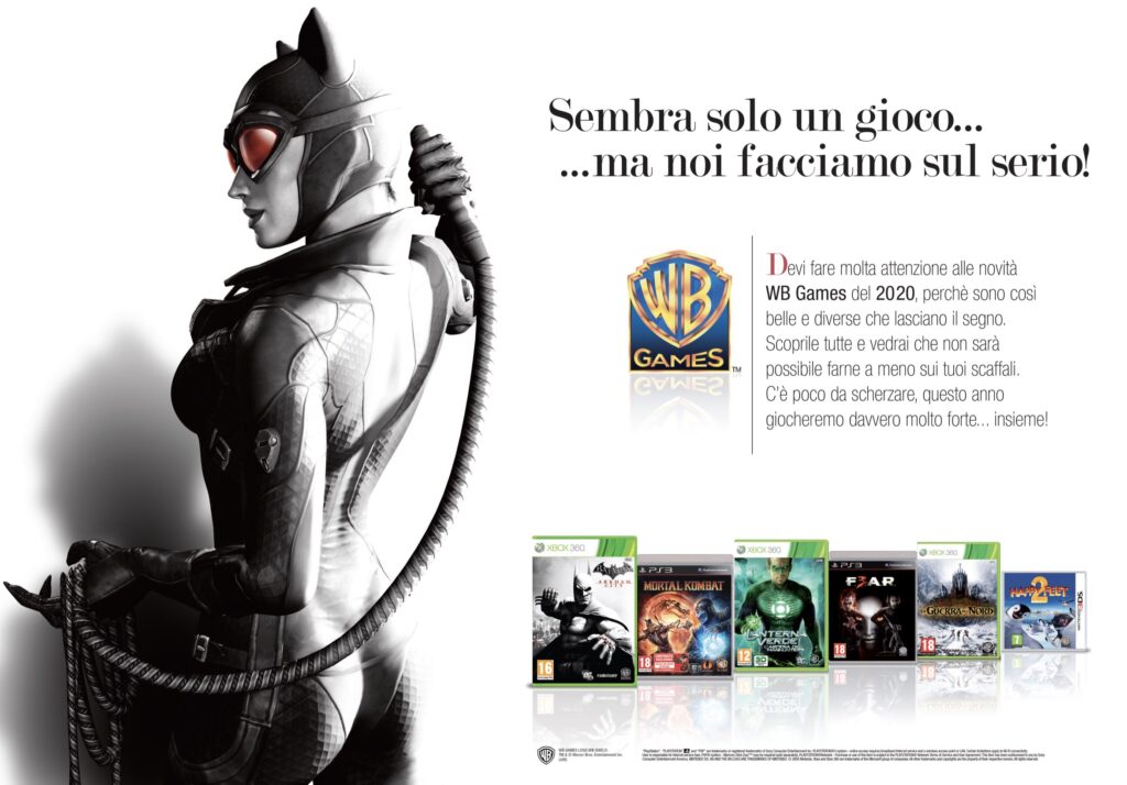 Warner Games Advertising: Trade Consumer Magazine